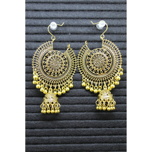 6 Pairs Indian Jhumka Jhumki Ethnic Dangle Earring Sets for Women Vintage  Silver Gold Long Tassel Bell Drop Earrings Boho Jewelry, Metal Silver,  Alloy Pearl price in Saudi Arabia | Amazon Saudi